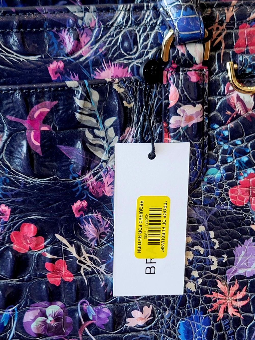 NWT Brahmin Folktale Cami Satchel - Picture 4 of 9